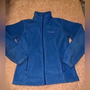 Women’s blue Columbia jacket